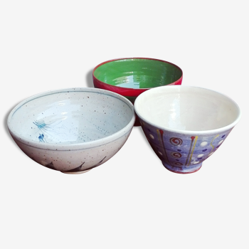 Set of 3 bowls - Terra cotta - color