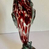Zoomorphic blown glass vase from the 70s