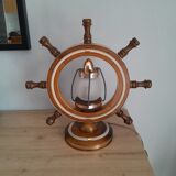 Rudder bar lamp boat vintage wheel