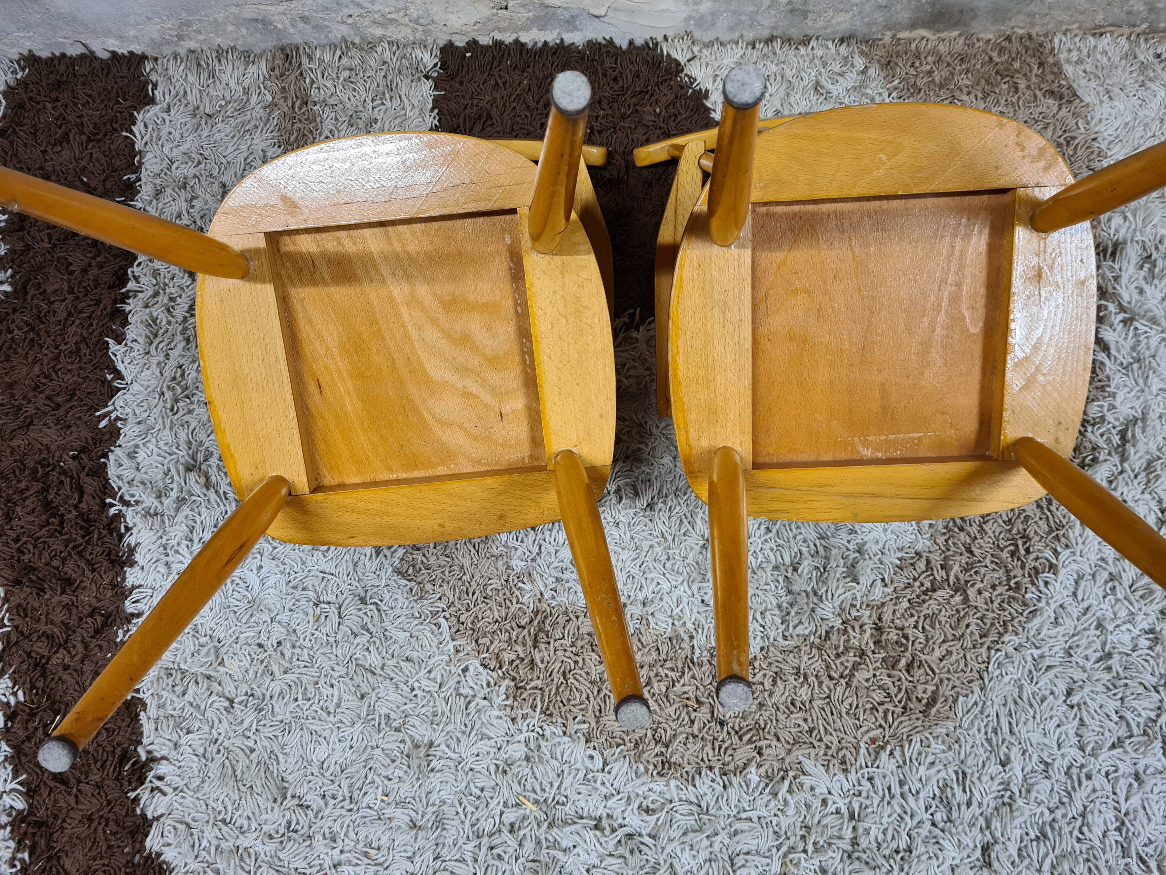 Pair of wooden armchair child Herlag