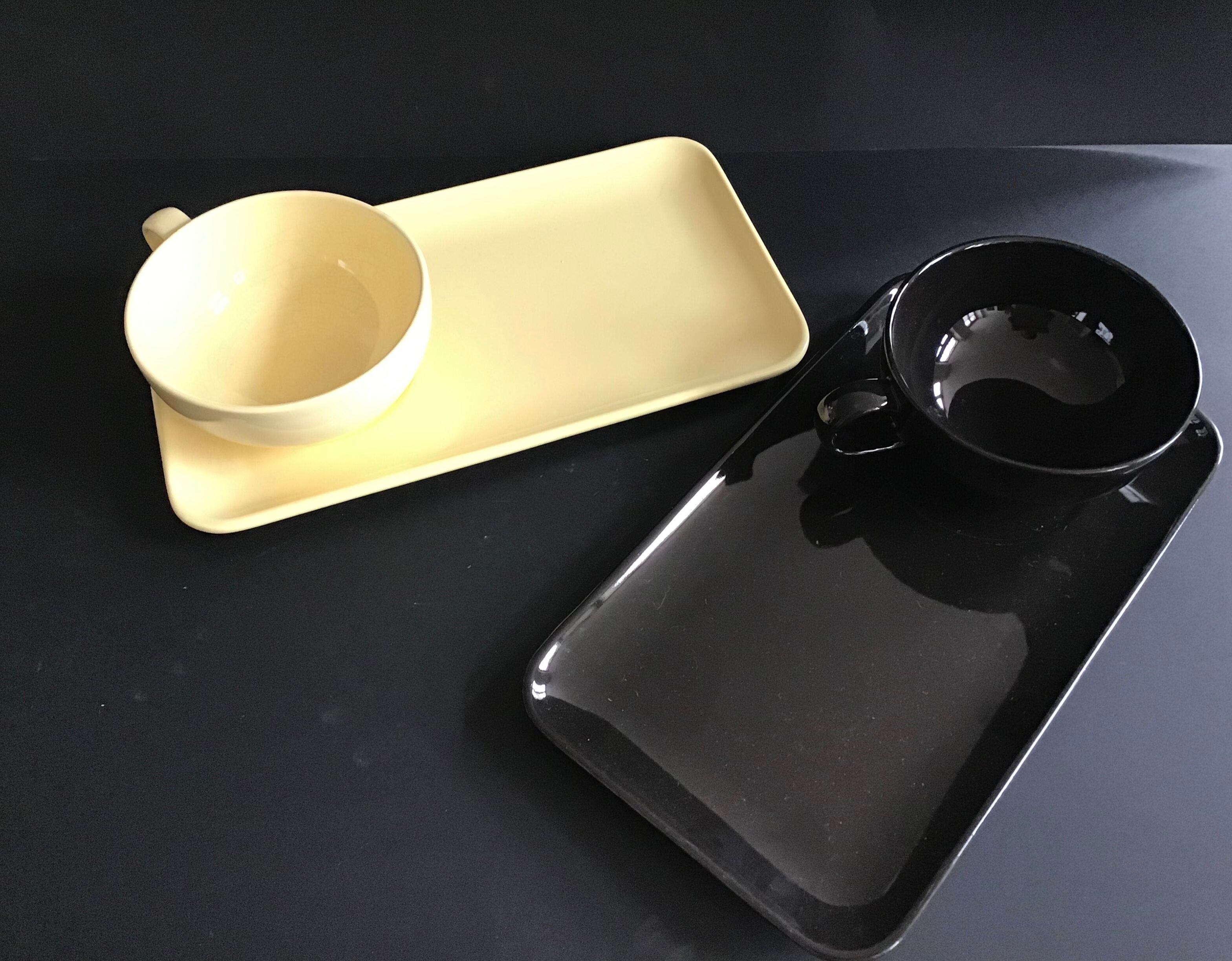 Pair of lunches marked Salins baths