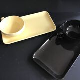 Pair of lunches marked Salins baths