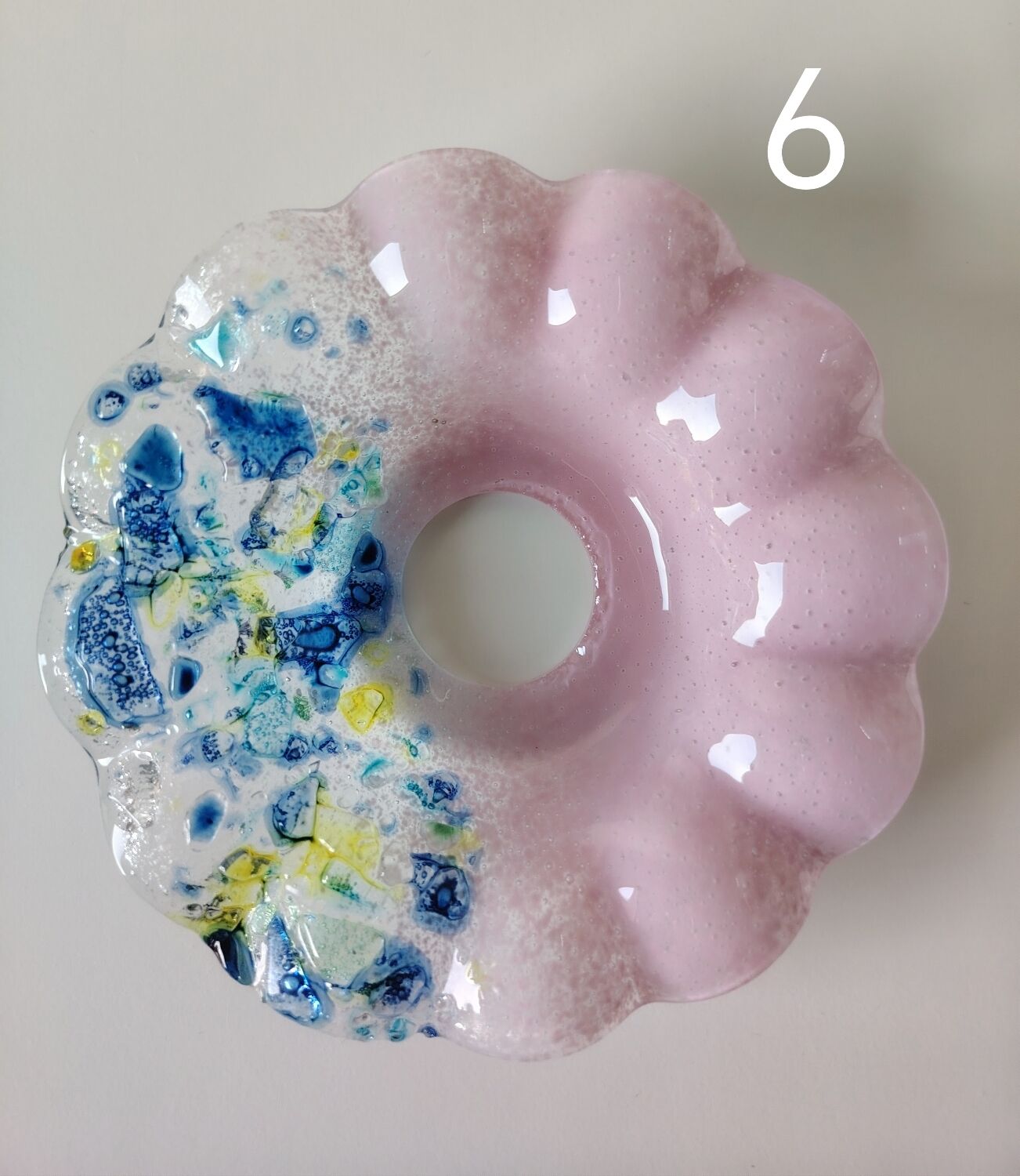 Murano flower wall light