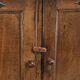 Antique oak farmhouse cupboard from the 17th century with original fittings