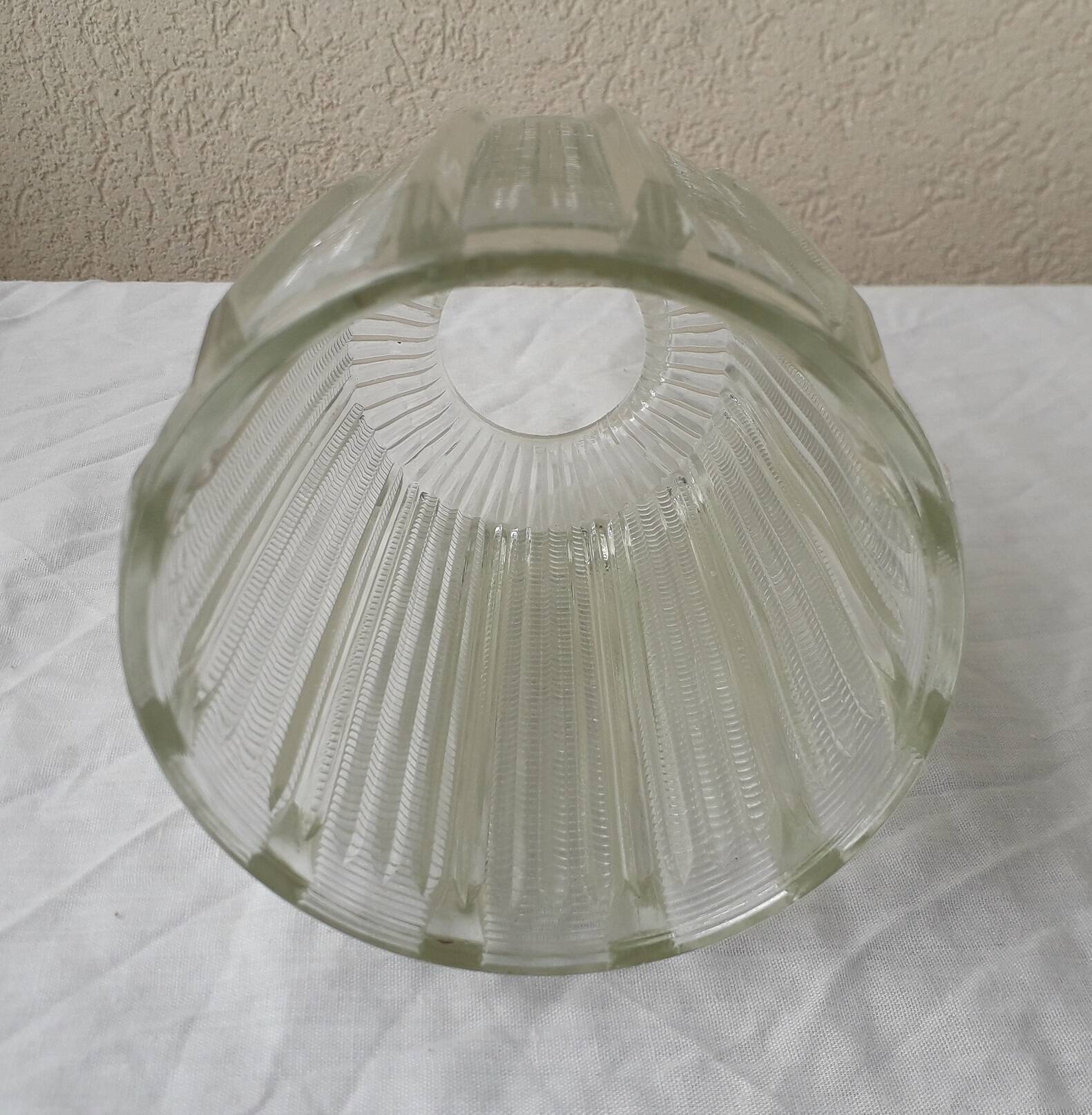 Abat-jour verre holophane