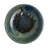 Xxl dish in nocturnal blue and black sandstone