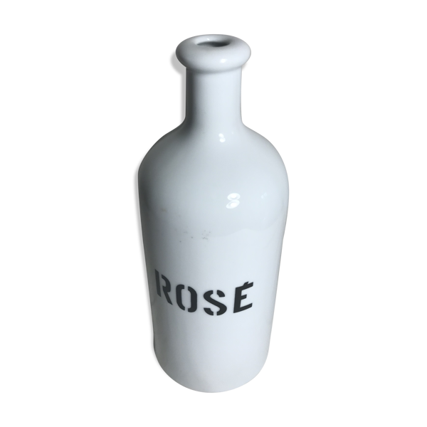 Bouteille céramique marquage Rosé Dt Paris France vintage