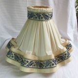 Lampshade in fabric and embroidery