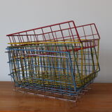 Set of 5 metal storage baskets