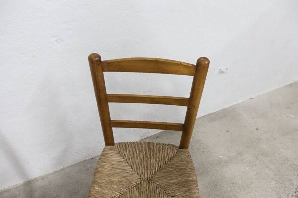 Paire chaises rustiques frêne massif