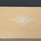 Cream resin console by Jean Claude Dresse, Belgium, 1970