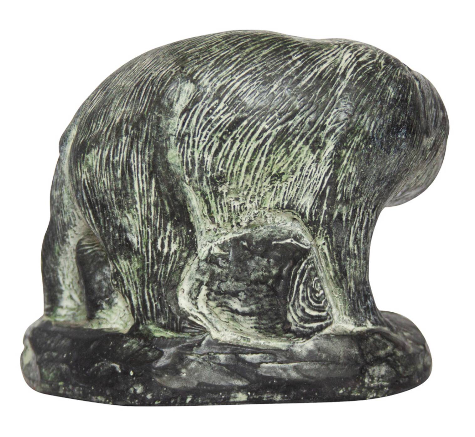 Inuit bear sculpture