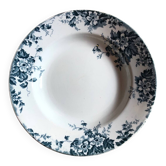 Deep ironstone plate from Saint Amand and Hamage