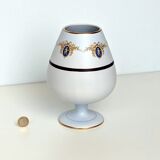 Footed vase, ceramic pot - Flora Keramiek Gouda Holland factory