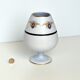 Footed vase, ceramic pot - Flora Keramiek Gouda Holland factory