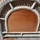 Rattan mirror
