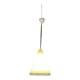 Vintage XL glass pendant light / cone / Renato Tosi for Leucos