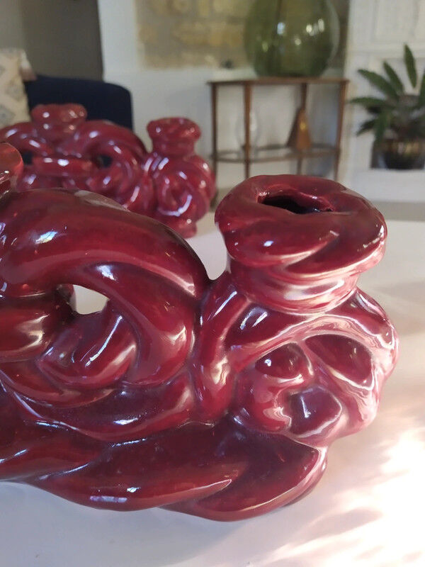 Ceramic candle holders