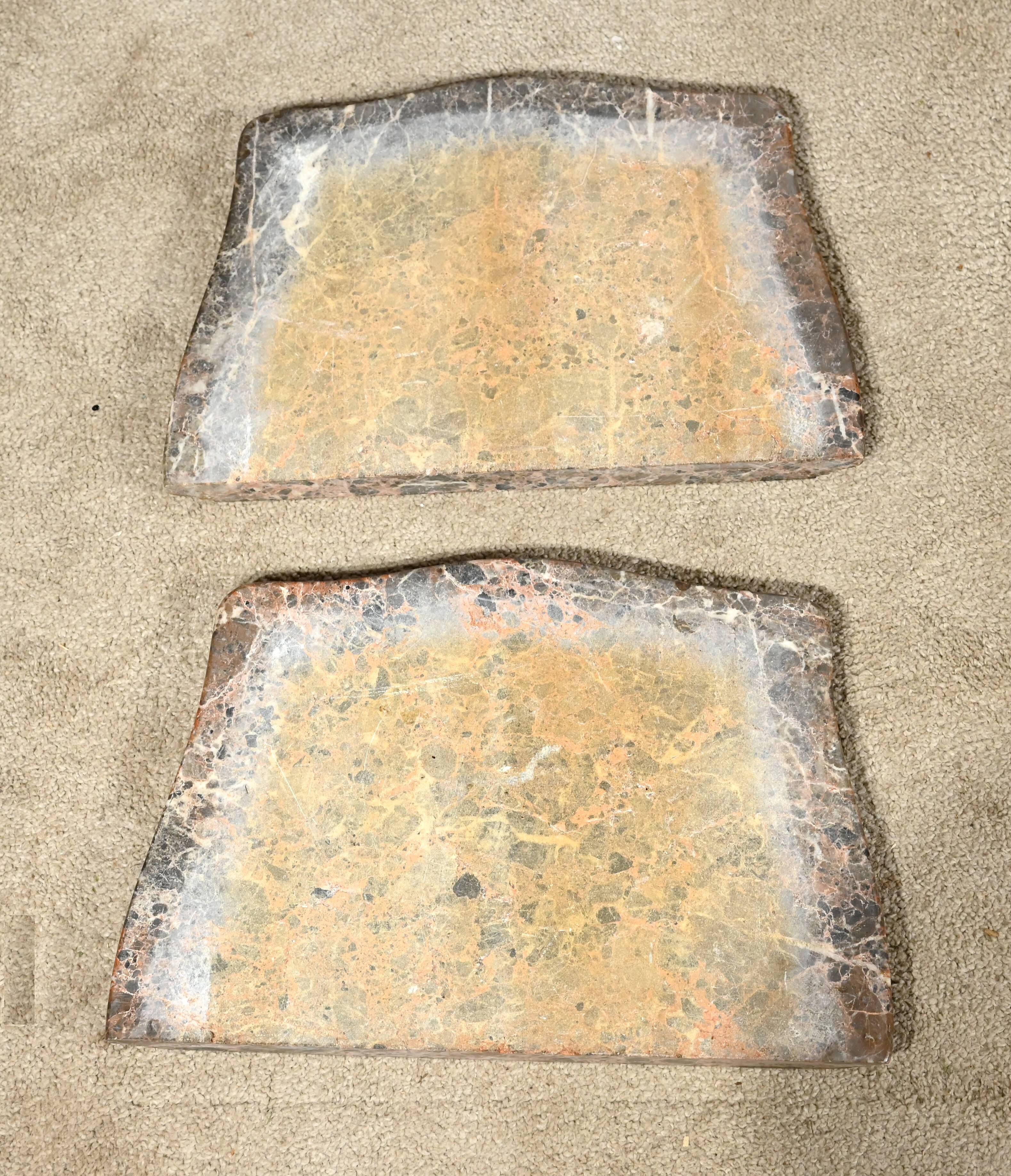 Pair of Bedside Tables in Rosewood and Marquetry, Louis XV style – Mid 20th century