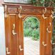 Napoleon III wardrobe in walnut from the late 19th century.