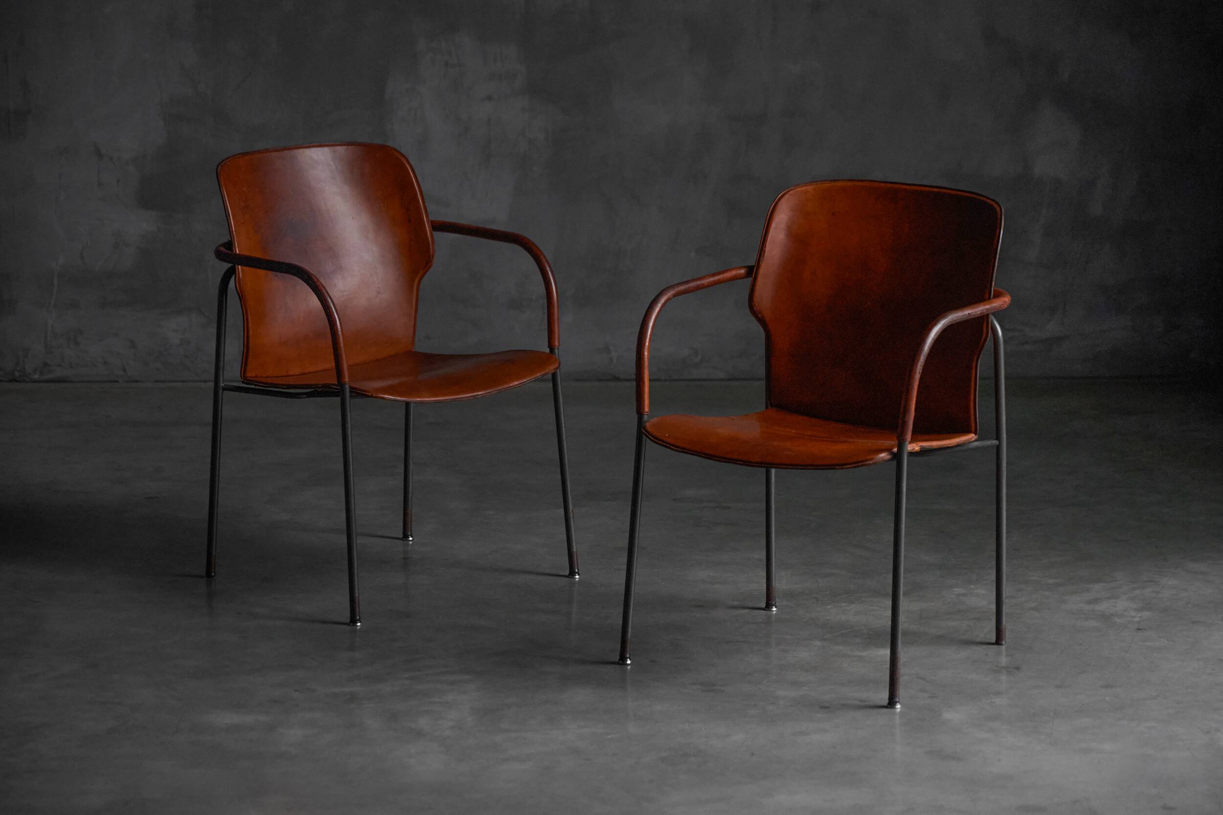 "Lalanda" armchairs by Gianfranco Frattini, Spain, 1980s