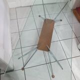 Coffee table with compass legs from the 60s