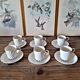 Haviland Torse Blanc porcelain, 12 cups and accessories. Limoges