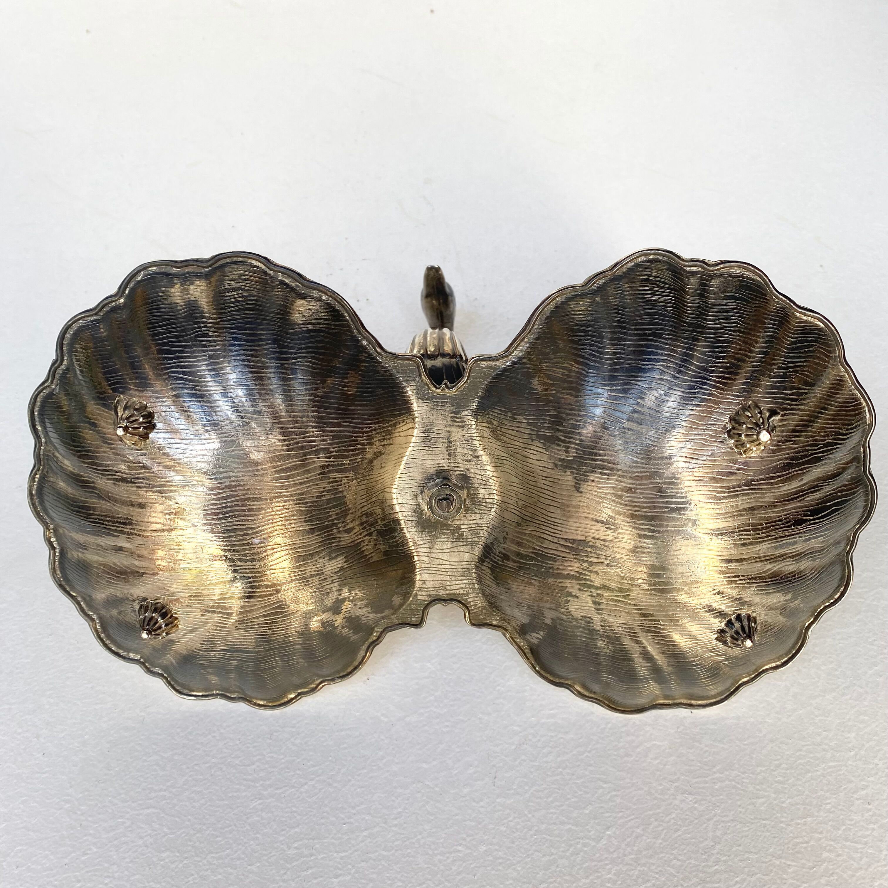 Empty dish vintage swan pocket