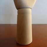 Articulated hand in raw wood