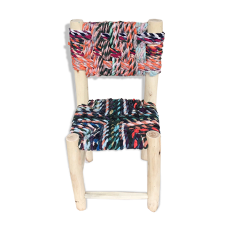 Recycled fabric chair