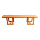 Edvin Helseth pine bench model Trybo, for the Trysil ski resort, Norway, 1964