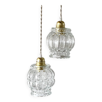 Suspension cascade verres "bulle"