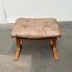 Pouf Siesta Norvégien Moderne du Milieu du Siècle en Cuir par Ingmar Relling pour Westnofa, années 1960