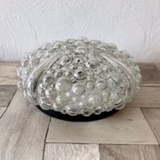 Vintage ceiling light - Helena Tynell - 60s/70s - bubbled glass - Space Age