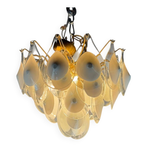 lustre vénitien en verre - vers 1960