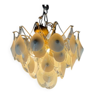 Venetian Murano glass chandelier by Vistosi, circa 1960