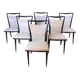 Six Mid-Century Chairs, France 1960
