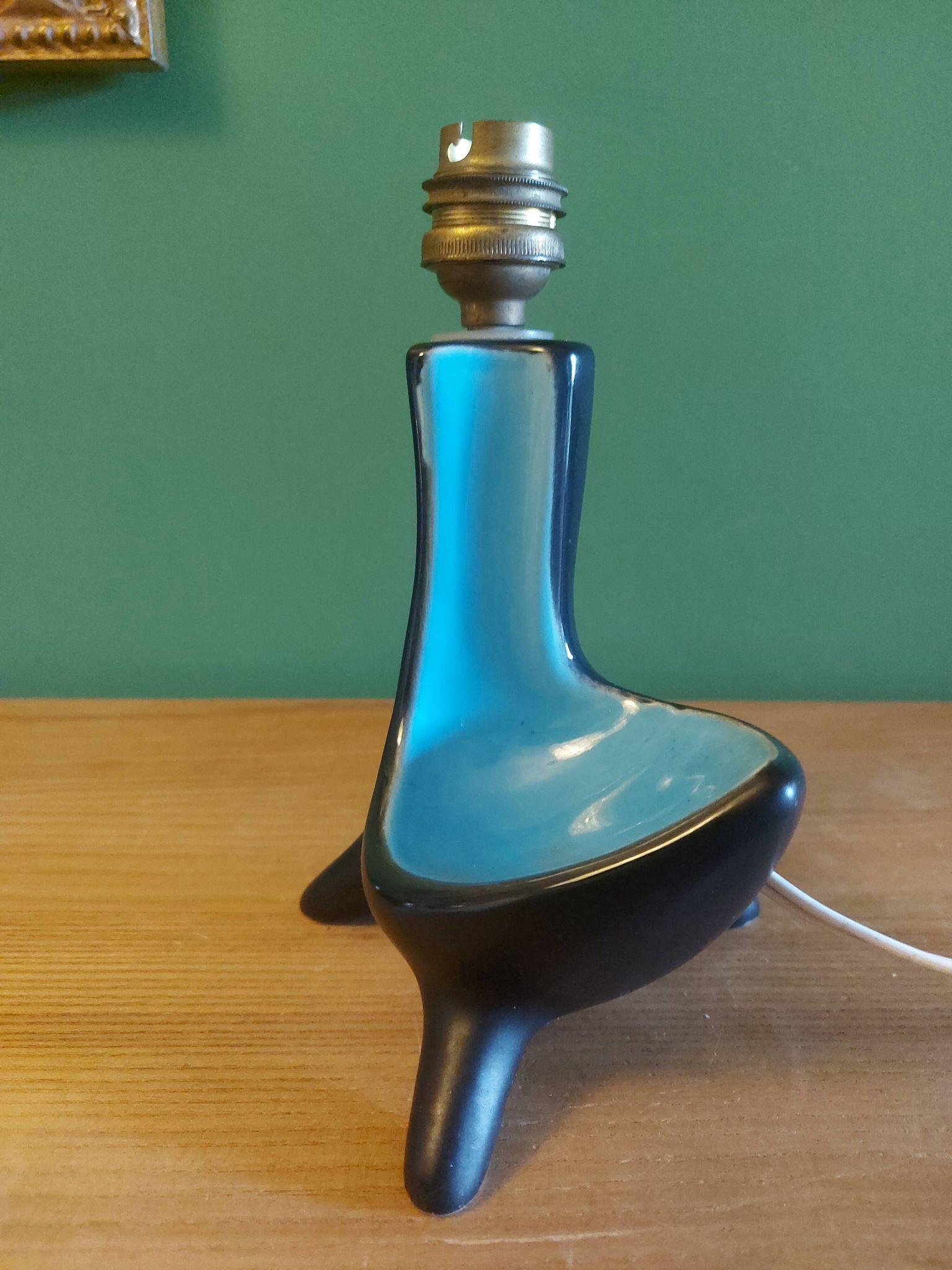 Pied de lampe en céramique années 60's