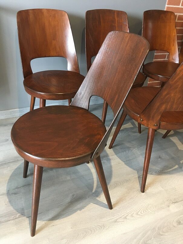 6 Baumann chairs, Mondor model