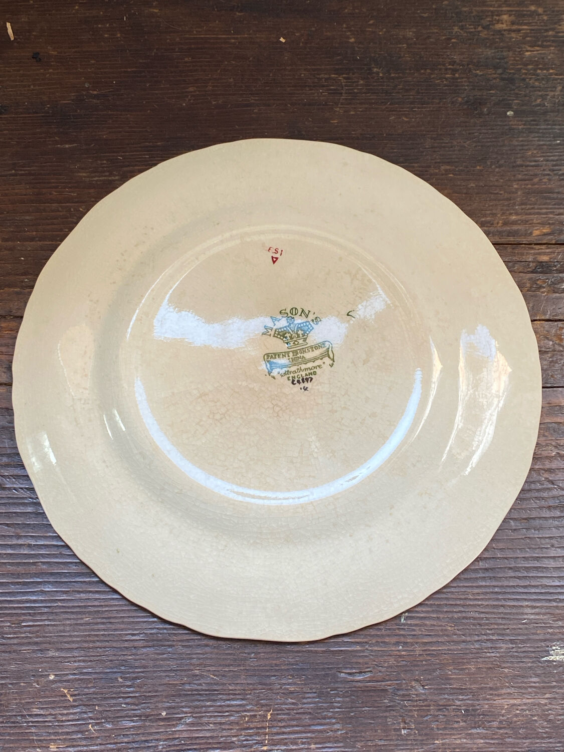 Dessert plates, ironstone, Mason's, England