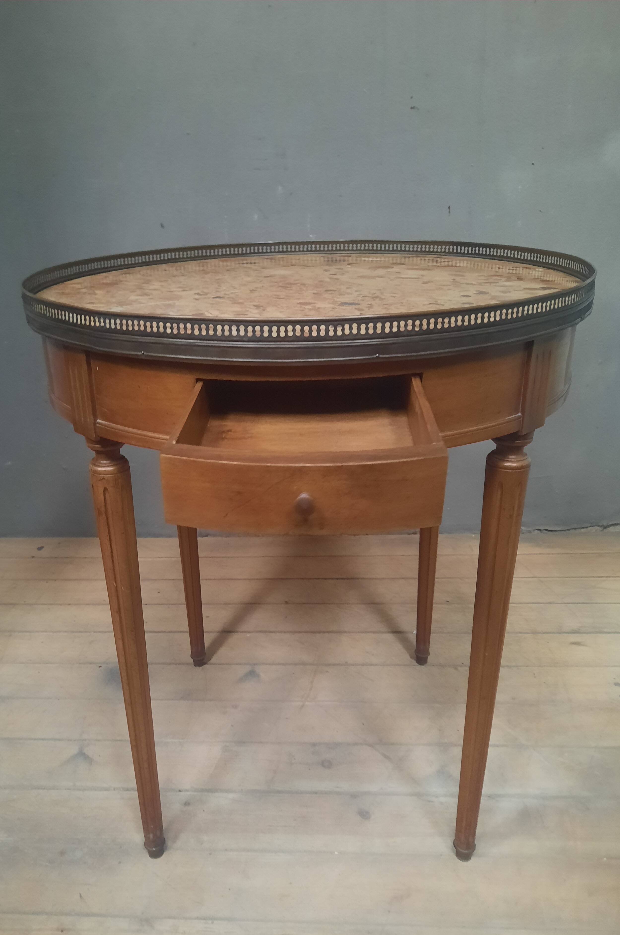 Louis XVI style hot water bottle table