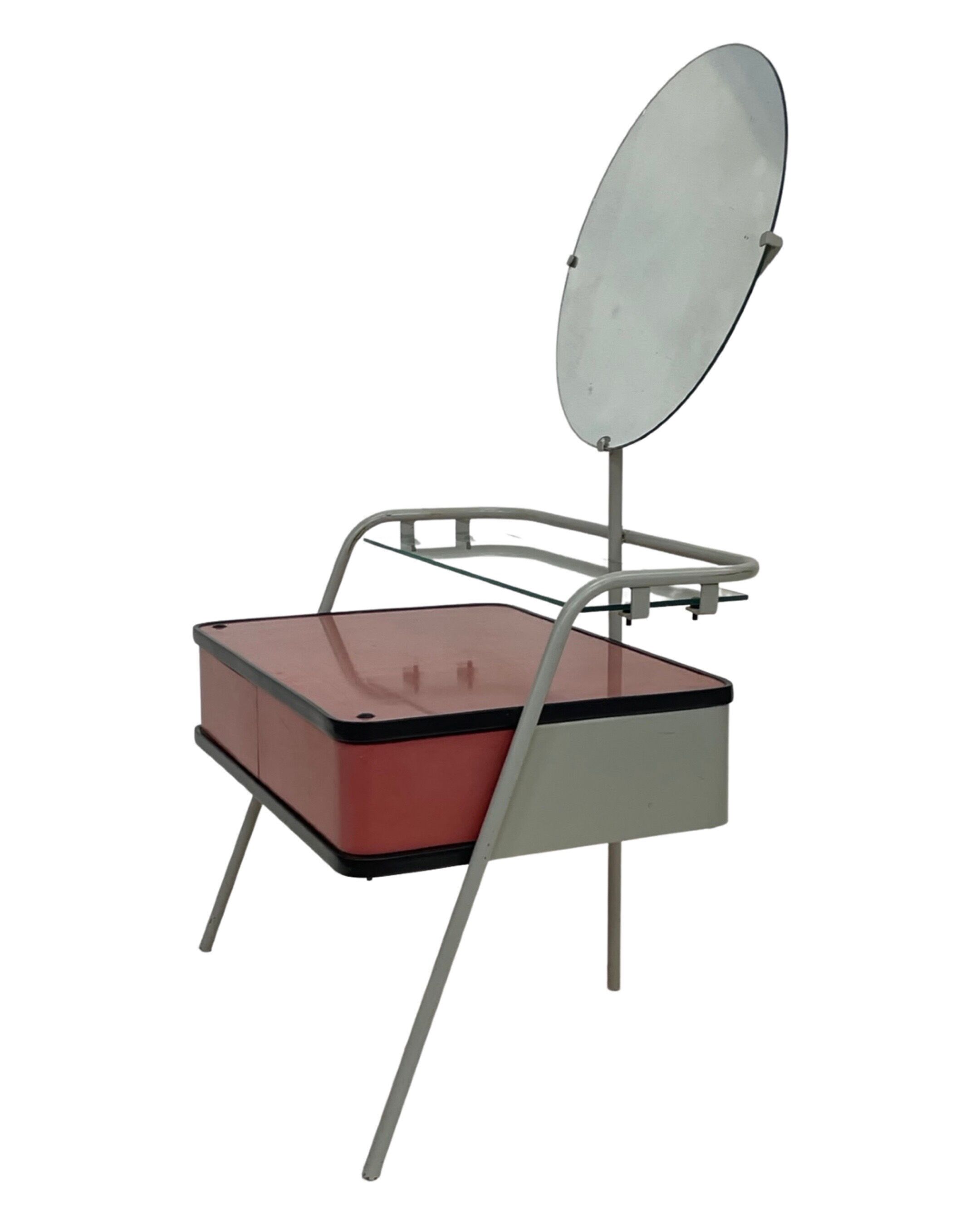 Vintage Auping dressing table side table 1950s Dutch design