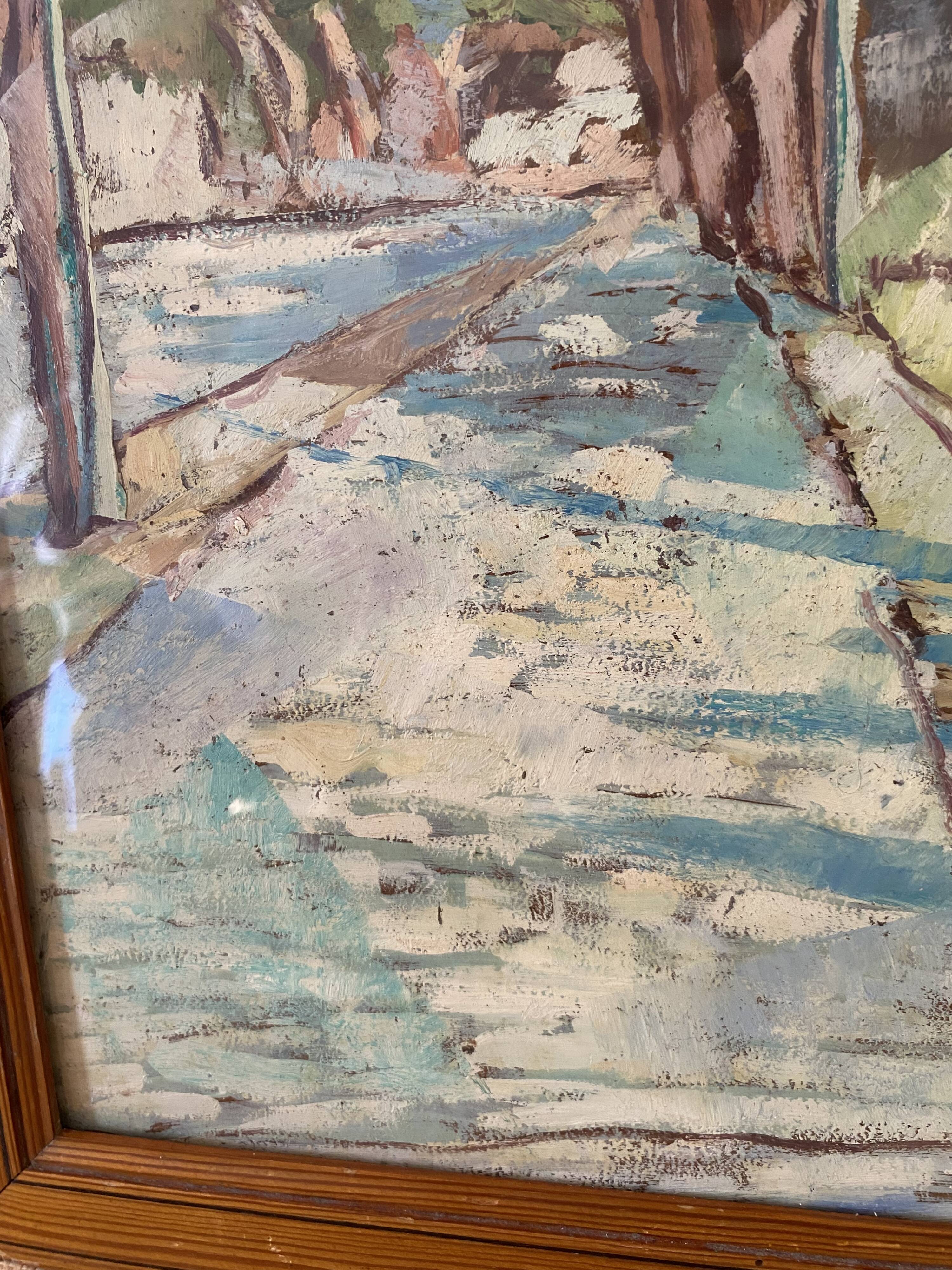 "Fawn oil" encased in glass