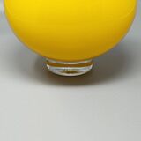 1970s Mid-Century Yellow Vase by Ind. Vetraria Valdarnese. Made in Italy
