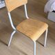 Antique school desk with chair