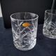 Set of 6 hand-cut crystal whisky glasses