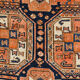 Tapis de couloir vintage large 4 x 10, 110 x 323 cm.