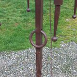 Lampadaire des années 50 en fer forgé