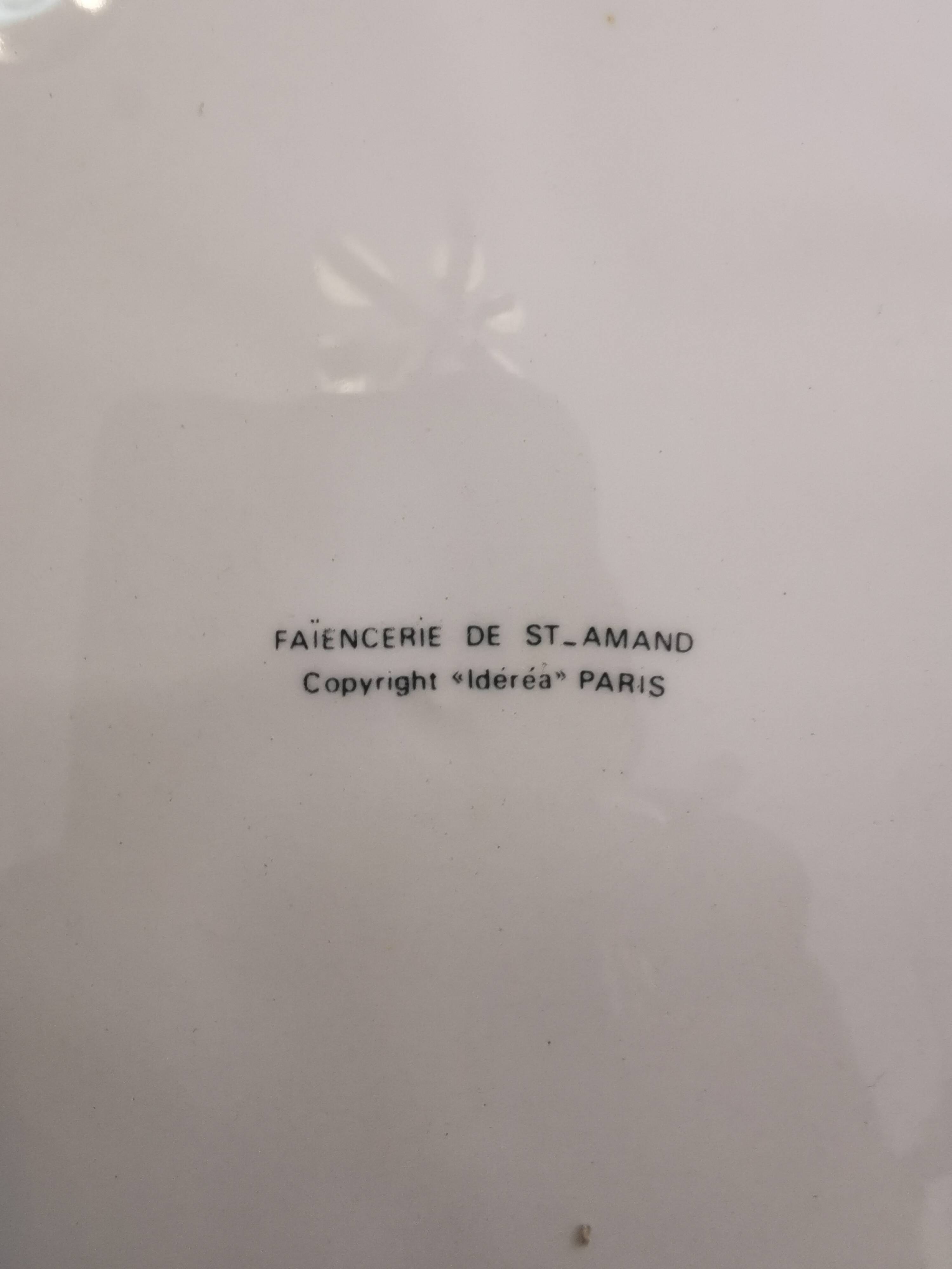 6 assiettes parlantes de Jacques Faizant Pour Saint Amand