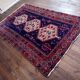 Handmade Persian Abadeh rug 203x125cm